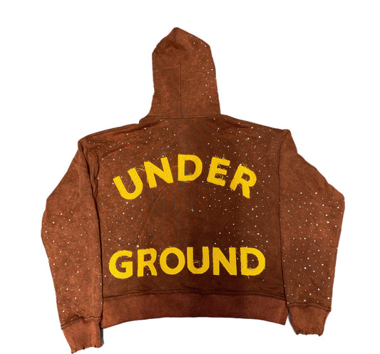 UnderGround Classic Hoodie ( Brown )